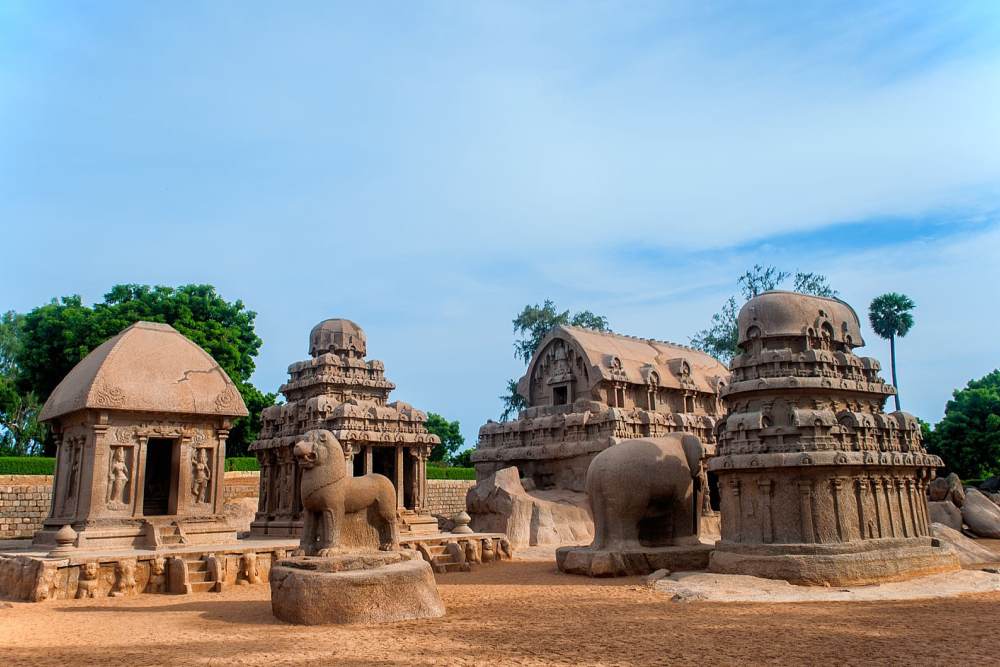 Five Rathas Mamallapuram