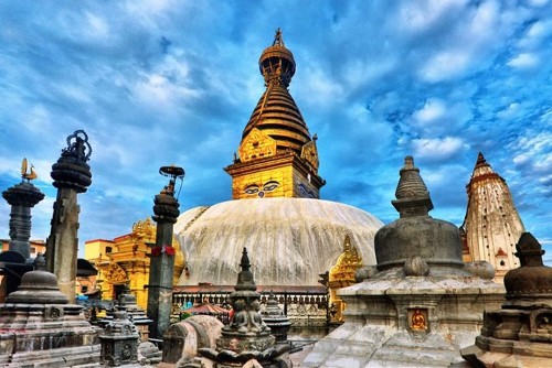 swayambhunath stupa kathmandu nepal
